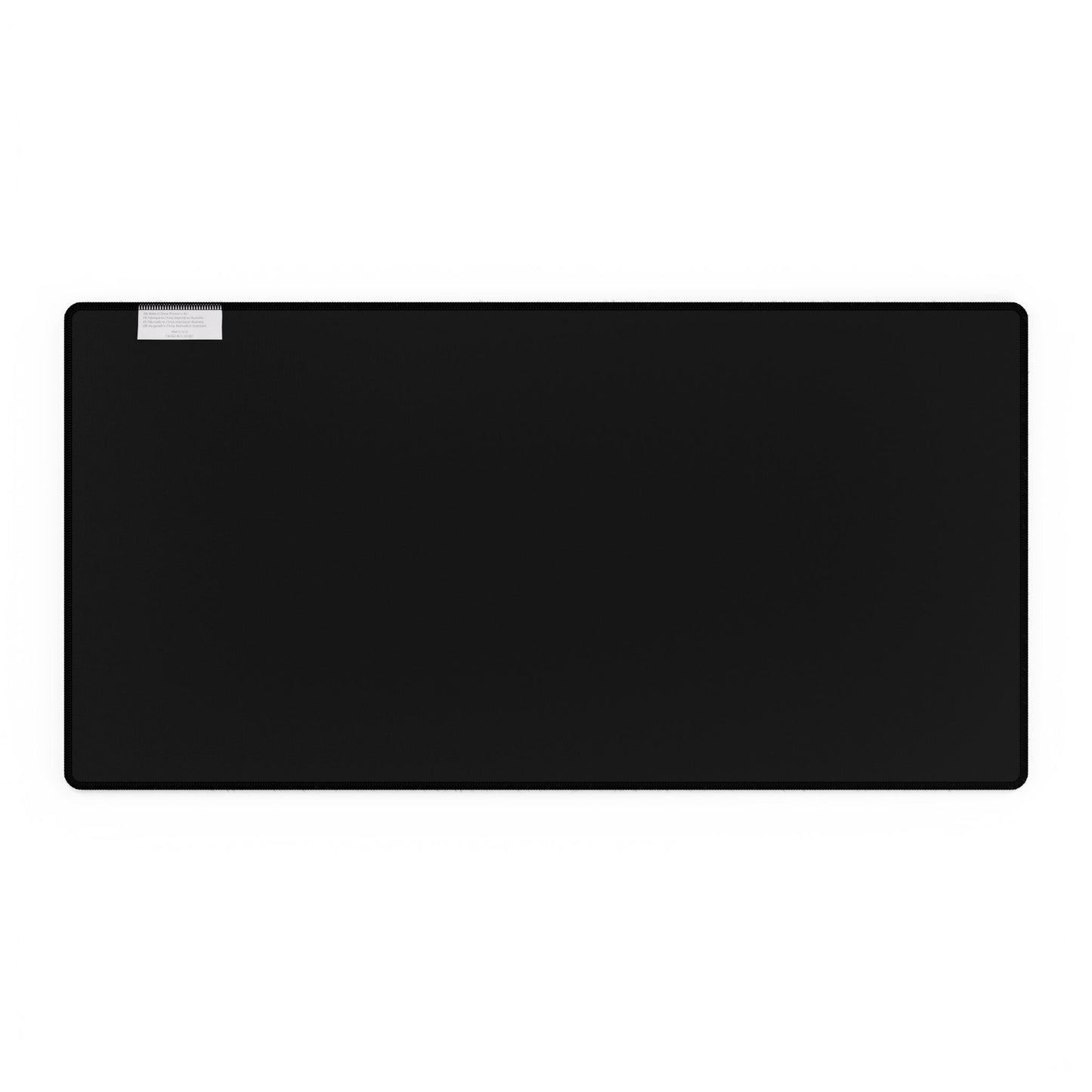 Abstract art black and white desk mat