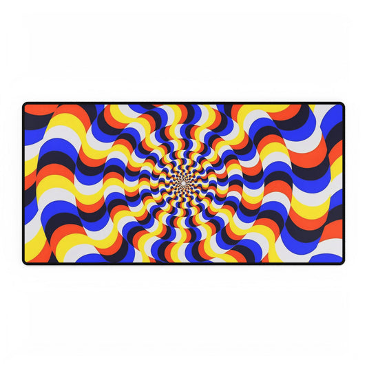 Optical illusion cool desk mat